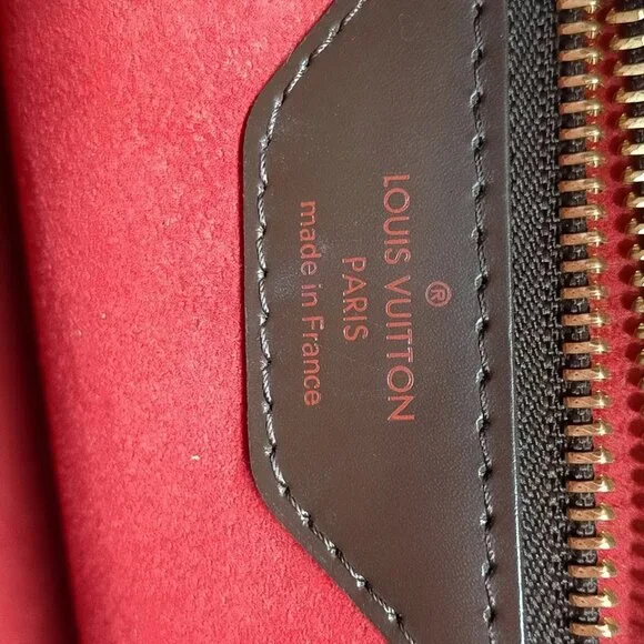 Authentic Louis Vuitton Bergamo MM Damier Ebene Crossbody Bag | Luxury Designer - Picture 12 of 16